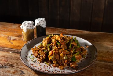 Sri Lankan Kottu on Plate